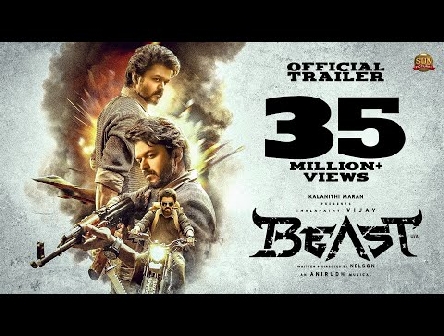 Beast - Official Trailer | Thalapathy Vijay | Sun Pictures | Nelson | Anirudh | Pooja Hegde