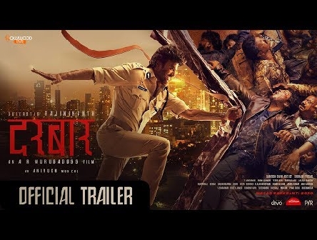 DARBAR (Hindi)-Official Trailer | Rajinikanth | A.R. Murugadoss| Anirudh|Subaskaran| Bollywood Live