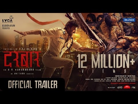 DARBAR (Hindi) - Official Trailer | Rajinikanth | A.R. Murugadoss | Anirudh | Subaskaran | Jan 9