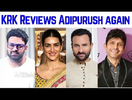 Adipurush Movie Review 2nd | KRK | #krkreview #krk #prabhas #adipurush #kritisanon #bollywoodnews