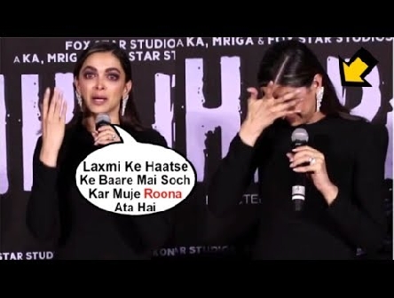 Deepika Padukone Gets EM0TIONAL & BREAKDOWNS Talking About Chhapaak Movie Trailer