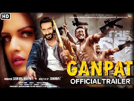 Ganpat movie official trailer Ajay Devgan, Himanshi Khurana, Tiger Shroff,