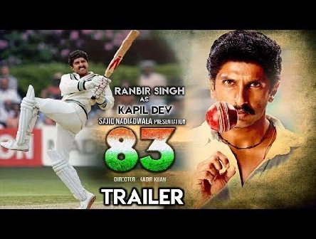 83 Movie Trailer | Ranveer Singh | Deepika Padukone | Kapil Dev | Kabir Khan