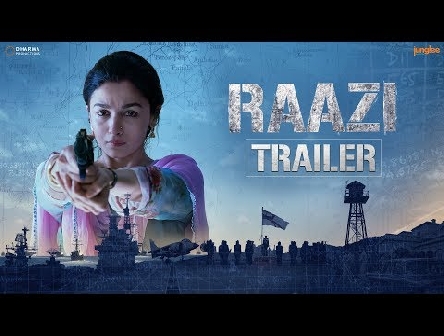 Raazi | Official Trailer | 2018
