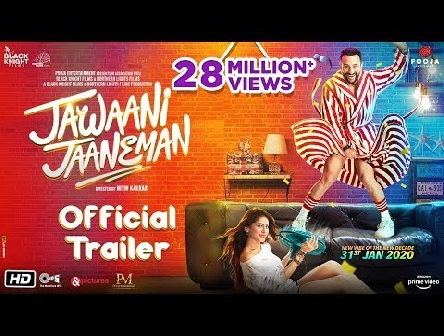Jawaani Jaaneman â€“ Official Trailer | Saif Ali Khan, Tabu, Alaya F | Nitin K | 31st Jan 2020
