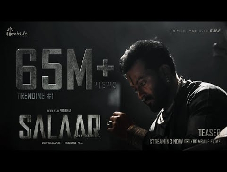 Salaar Teaser | Prabhas, Prashanth Neel, Prithviraj, Shruthi Haasan, Hombale Films, Vijay Kiragandur