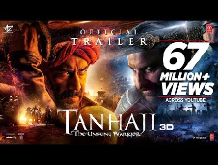 Tanhaji: The Unsung Warrior - Official Trailer | Ajay D, Saif Ali K, Kajol | Om Raut | 10 Jan 2020