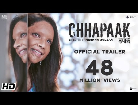 Chhapaak | Official Trailer | Deepika Padukone | Vikrant Massey | Meghna Gulzar | 10 January 2020