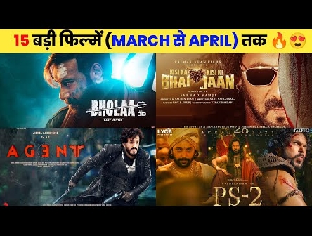 15 Upcoming BIG Movies Releasing (March To April) 2023 Hindi | Upcoming Bollywood & South Indian