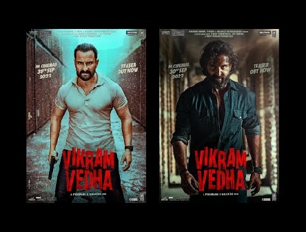 Vikram Vedha Teaser | Hrithik Roshan, Saif Ali Khan | Pushkar & Gayatri | Radhika Apte|Bhushan Kumar