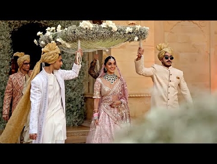 Kiara Advani Royal Entry At Her Wedding | Kiara Advani And Sidharth Malhotra's Wedding | Full Video