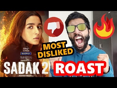 Sadak 2 Trailer Roast - Most DISLIKED Bollywood Trailer - Alia Bhatt Mahesh Bhatt