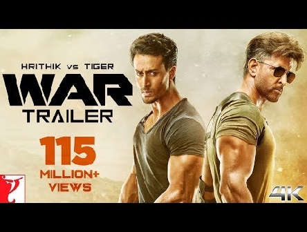 War Trailer | Hrithik Roshan | Tiger Shroff | Vaani Kapoor | Releasing 2 October 2019 | 4K Video