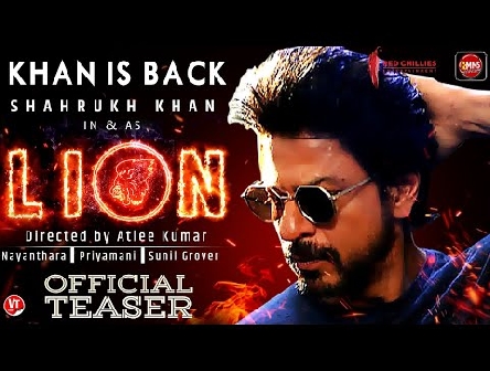 LION Official Trailer Shah Rukh Khan Nayanthara Atlee| Aryan khan News Jail Bail Salman khan  Pathan