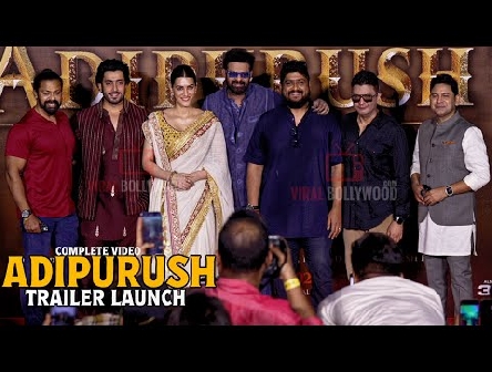 UNCUT - Adipurush Official Trailer Launch | Prabhas, Kriti Sanon | Sunny, Devdatta, Om Raut, Bhushan